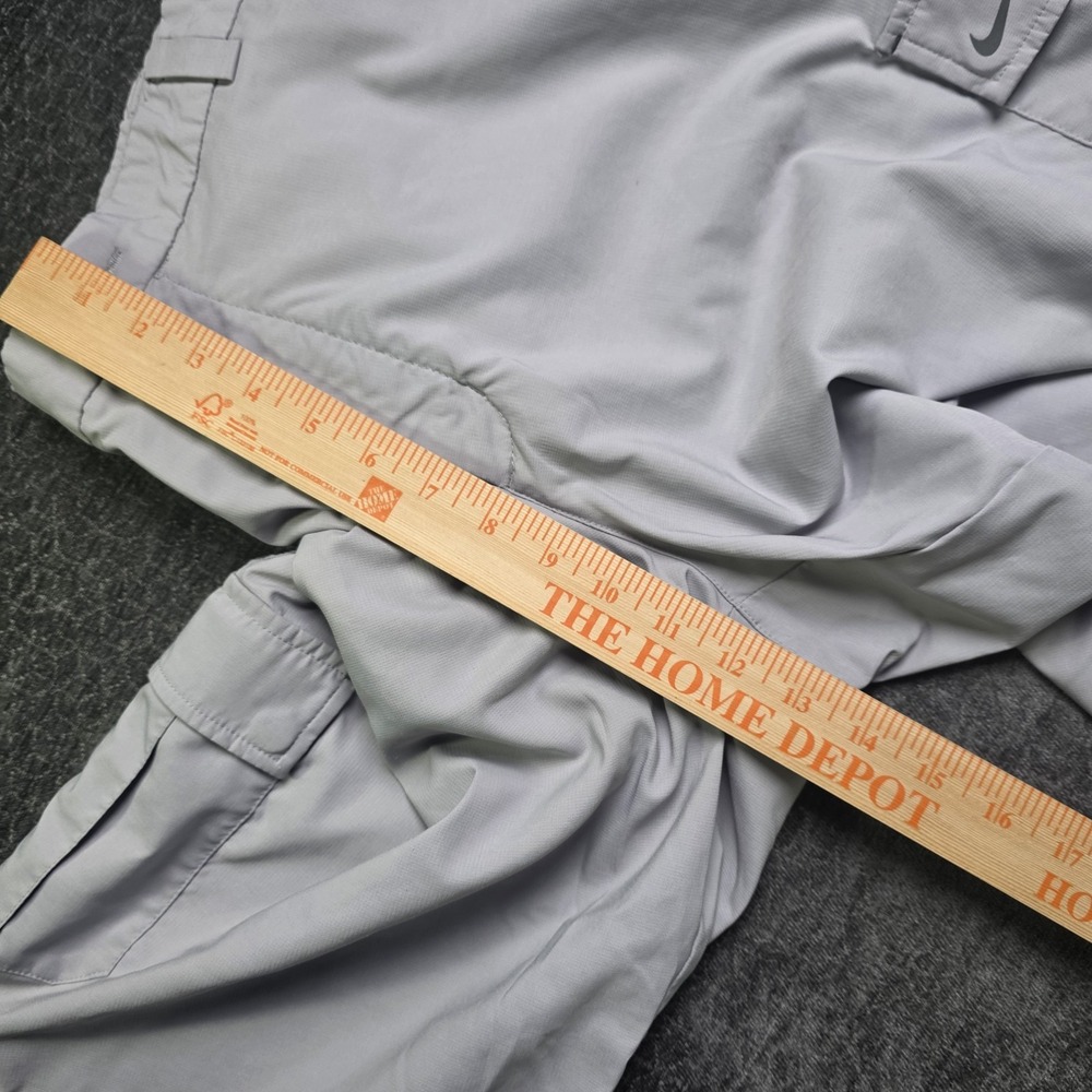 Nike Golf Cargo Shorts Mens 36 Large Gray Hiking Sports 11" Inseam Dri Fit - Picture 4 of 10